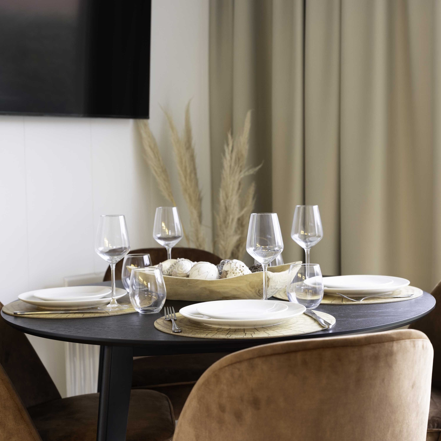 Gedekte tafel in de Flexwoning 3.0