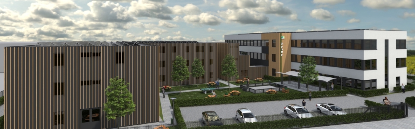 Visual van de KaFra Tower en gedeeltelijke transformatie bij locatie KaFra Etten-Leur
