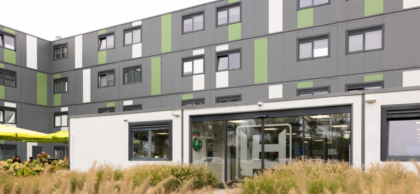 Foto van de ingang van een Flex Accommodatie van KaFra Housing