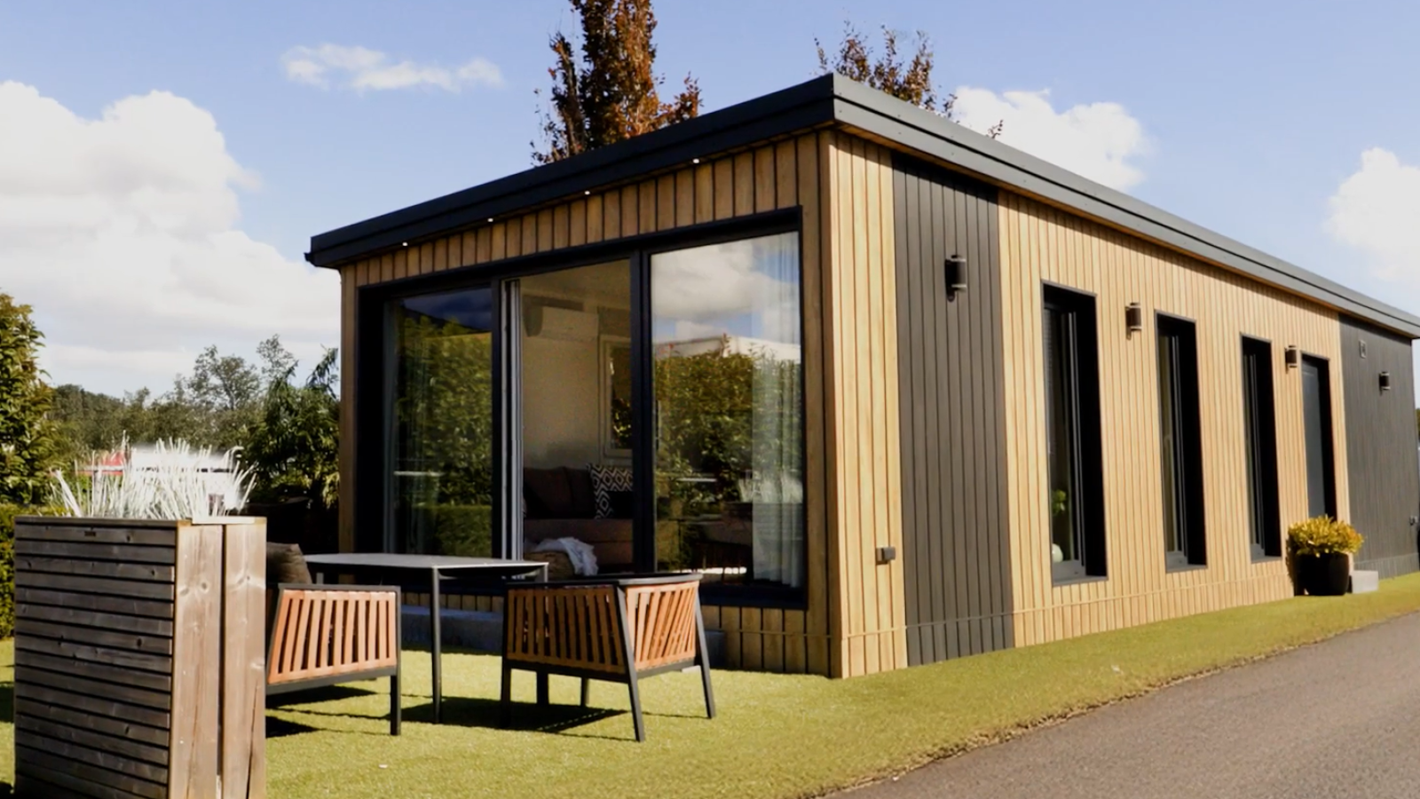 Flexwoning buitenkant