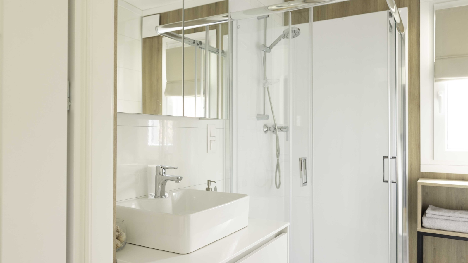 Moderne badkamer in de Flexwoning 3.0