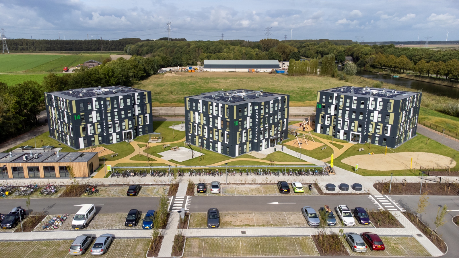 Flexwoning buitenkant