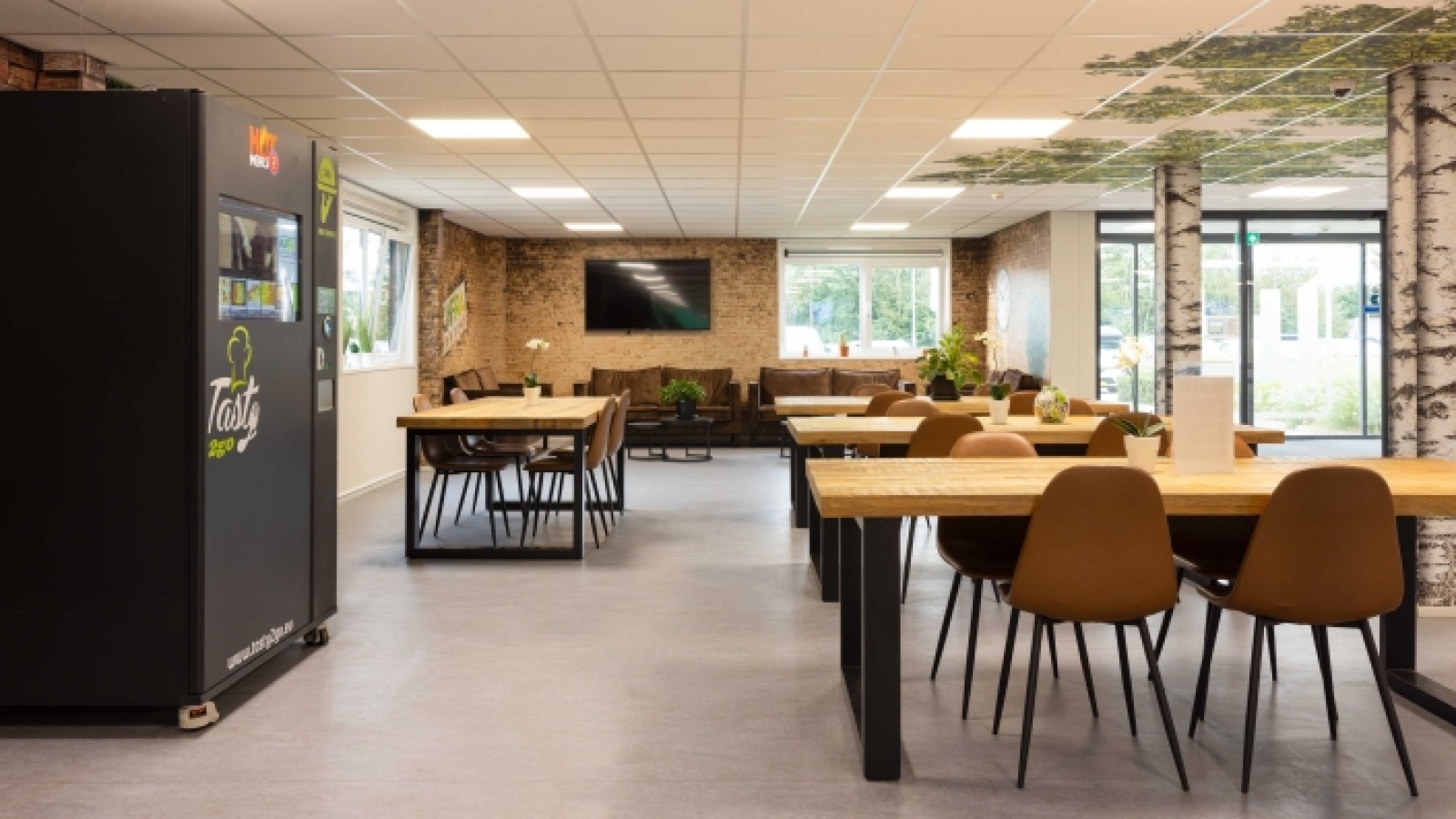 Grote gemeenschappelijke ruimte bij een Flex Accommodatie van KaFra Housing