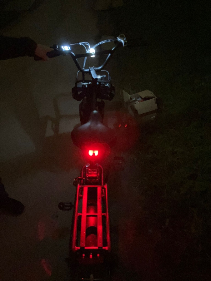 Een zichtbare fiets is een blije fiets