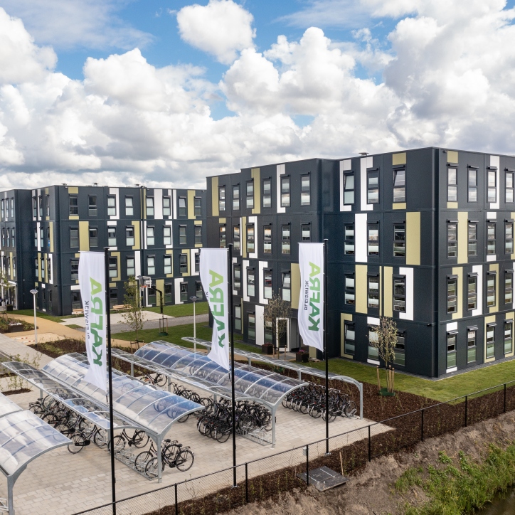 Dronebeeld kaFra Towers in Bleiswijk